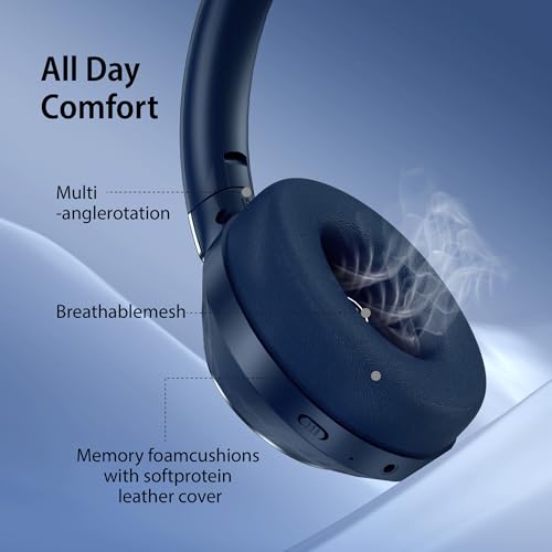Wireless Over Ear Headphones with Active Noise Cancelling and Microphone Y560932