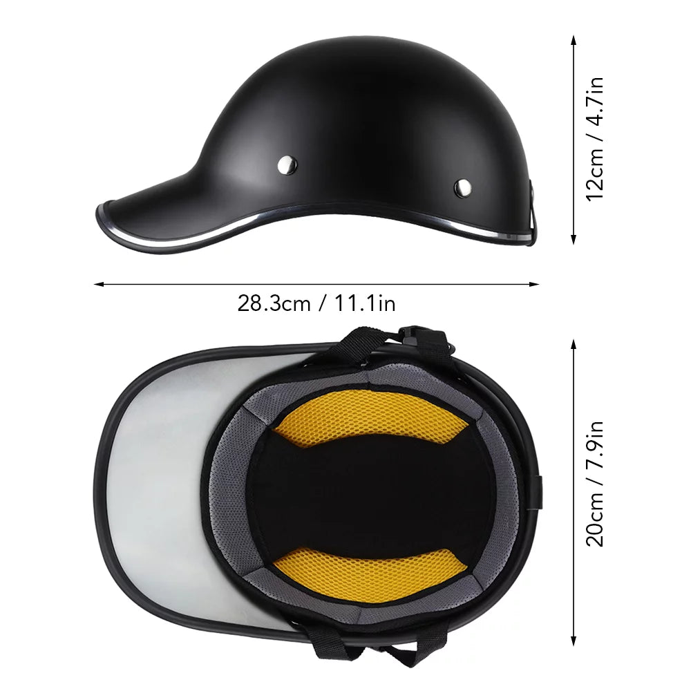 Motorcycle Half Helmet, Adjustable Strap R613