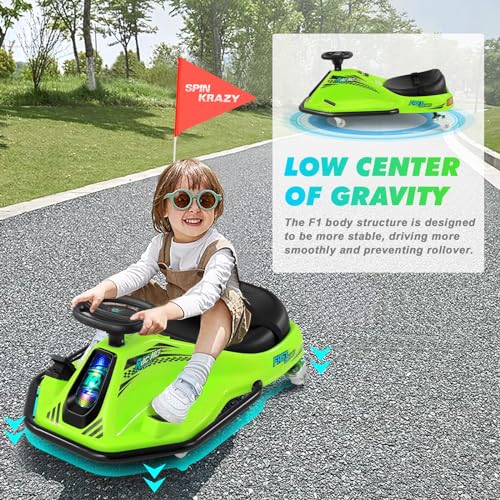 24V Electric Drifting Go Kart for Kids with Brushless Motor, Pink G891