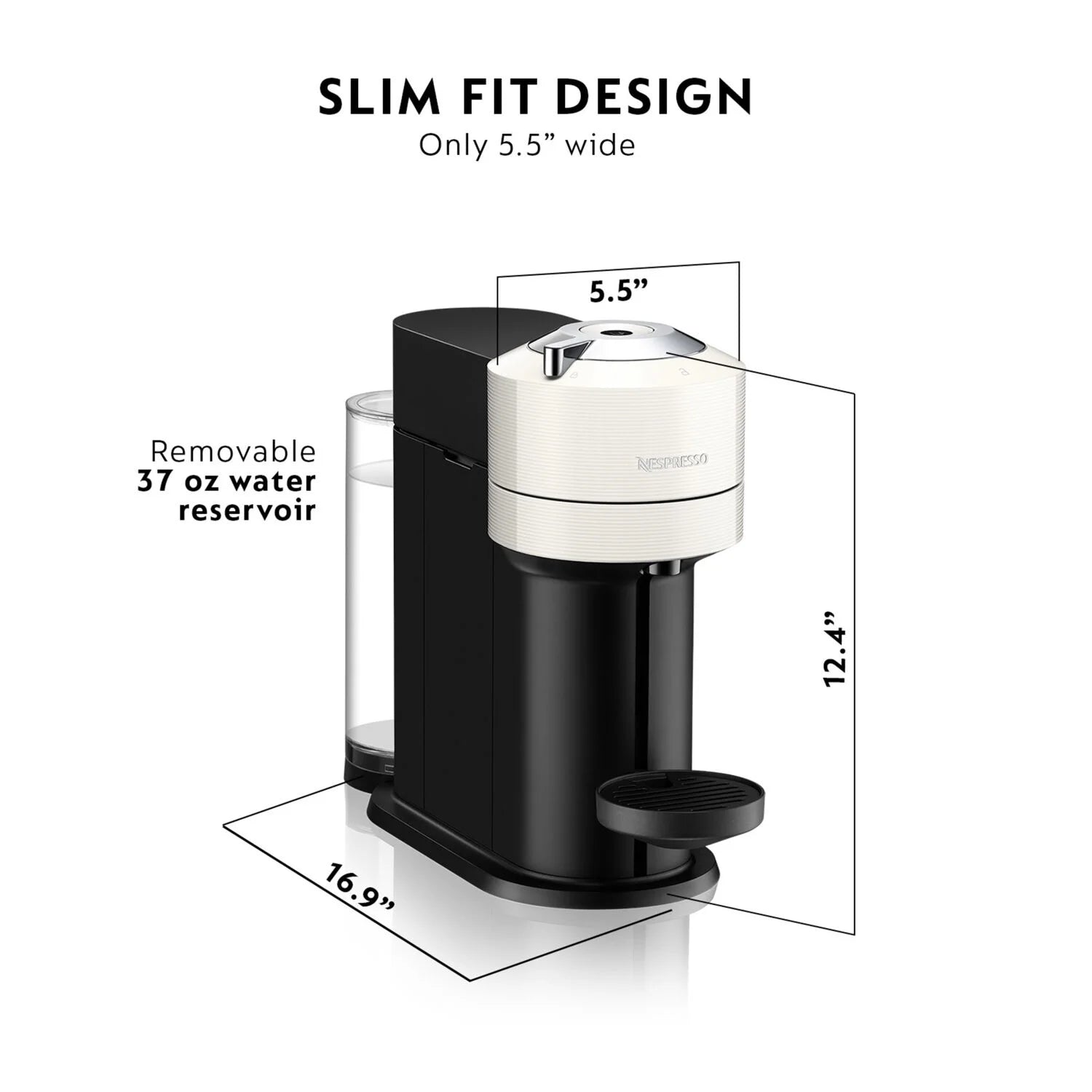 White Coffee and Espresso Maker N5430