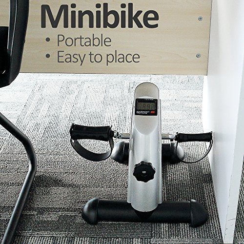 Under Desk Bike Pedal Exerciser with LCD Display A386994