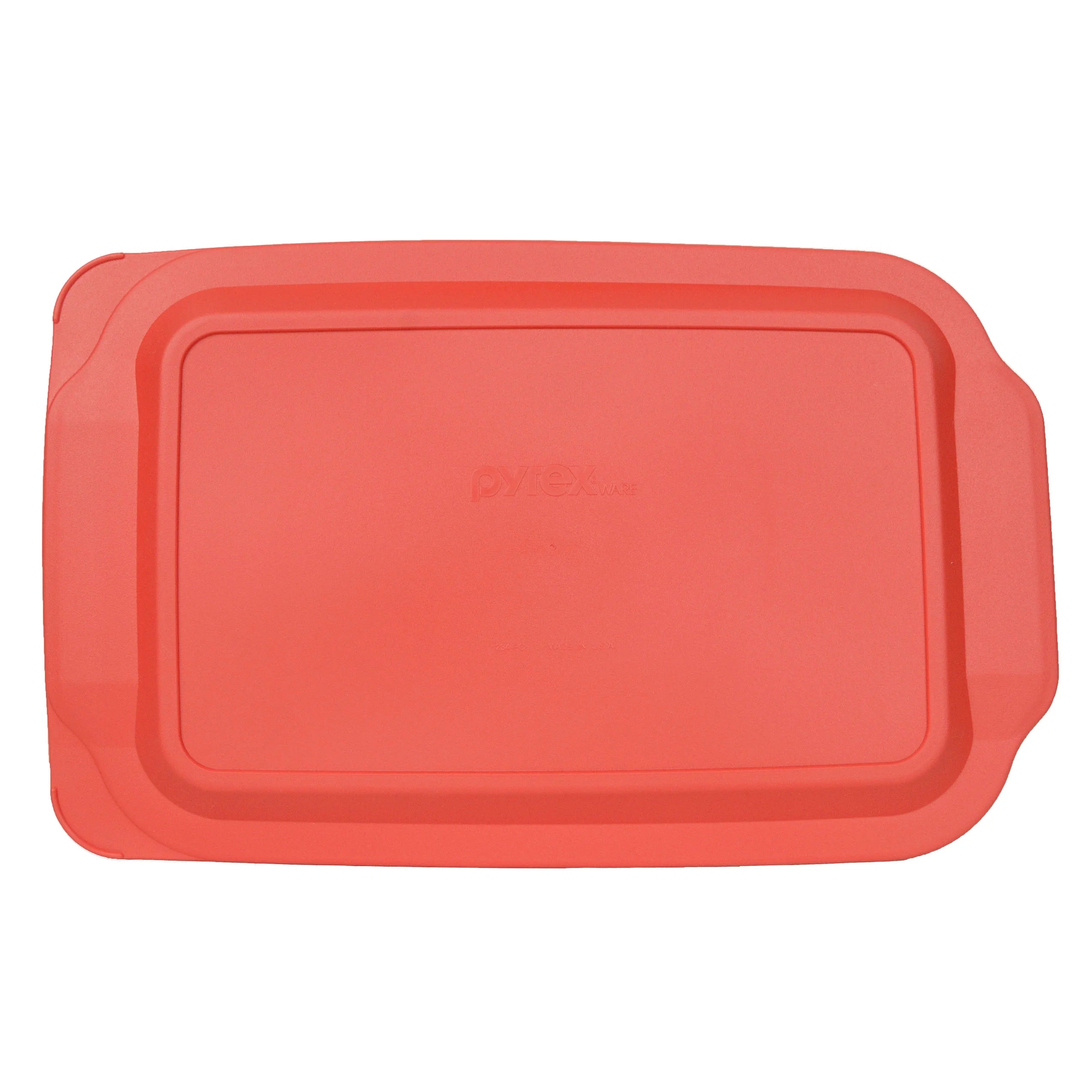 Glass Baking Dish with Red Plastic Lid, 2-Pack E3329