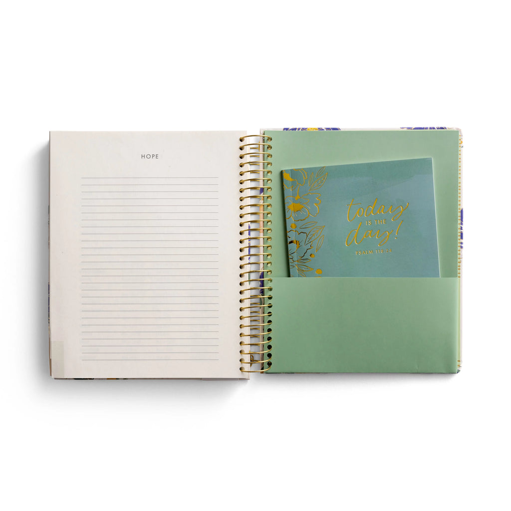 Floral Devotional Planner, 18 Month Spiral Bound G86205
