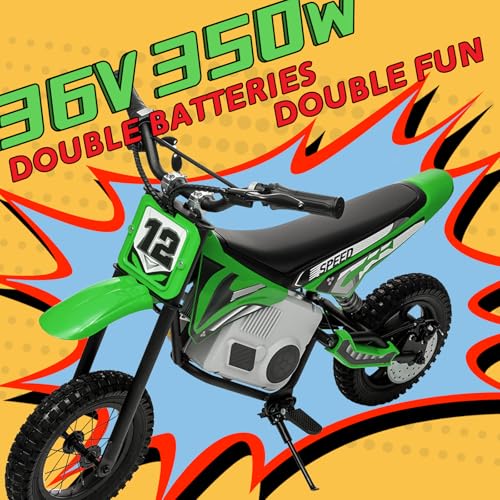 Electric Dirt Bike for Kids 8-14, 16MPH Off-Road Motorcycle with Twist Grip Throttle B563