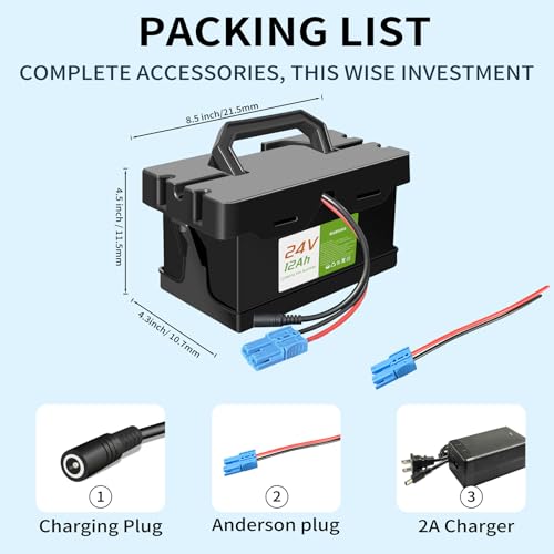 24V 12Ah Lithium Battery for Ride-On Cars & Toys G307345