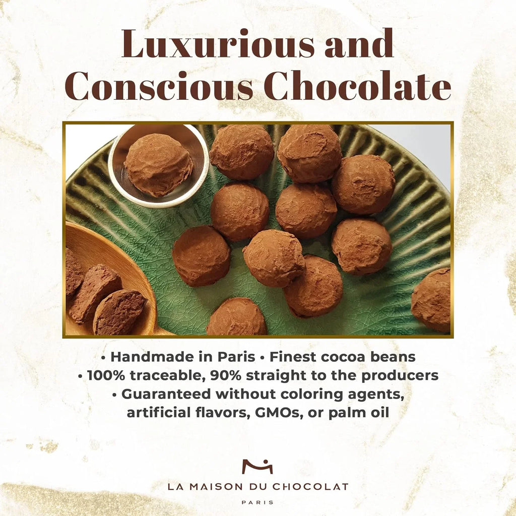 Dark Chocolate Truffles Gift Box - 2Pcs Gourmet N2784