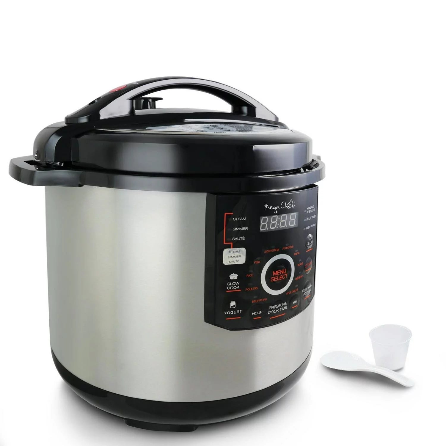Digital Pressure Cooker with Lid, 12 Quart Capacity F67602