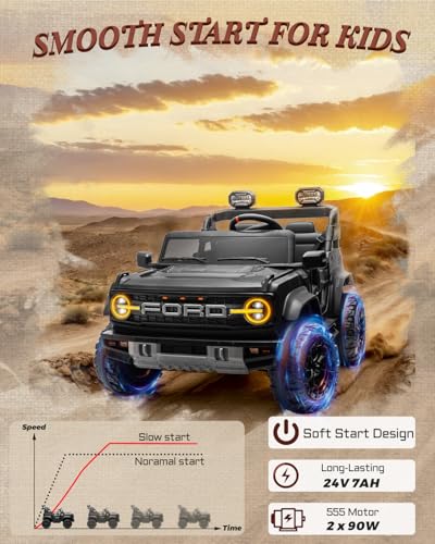 24V Ride on Car for Big Kids, 2 Seater with Remote Control, Pink O4976