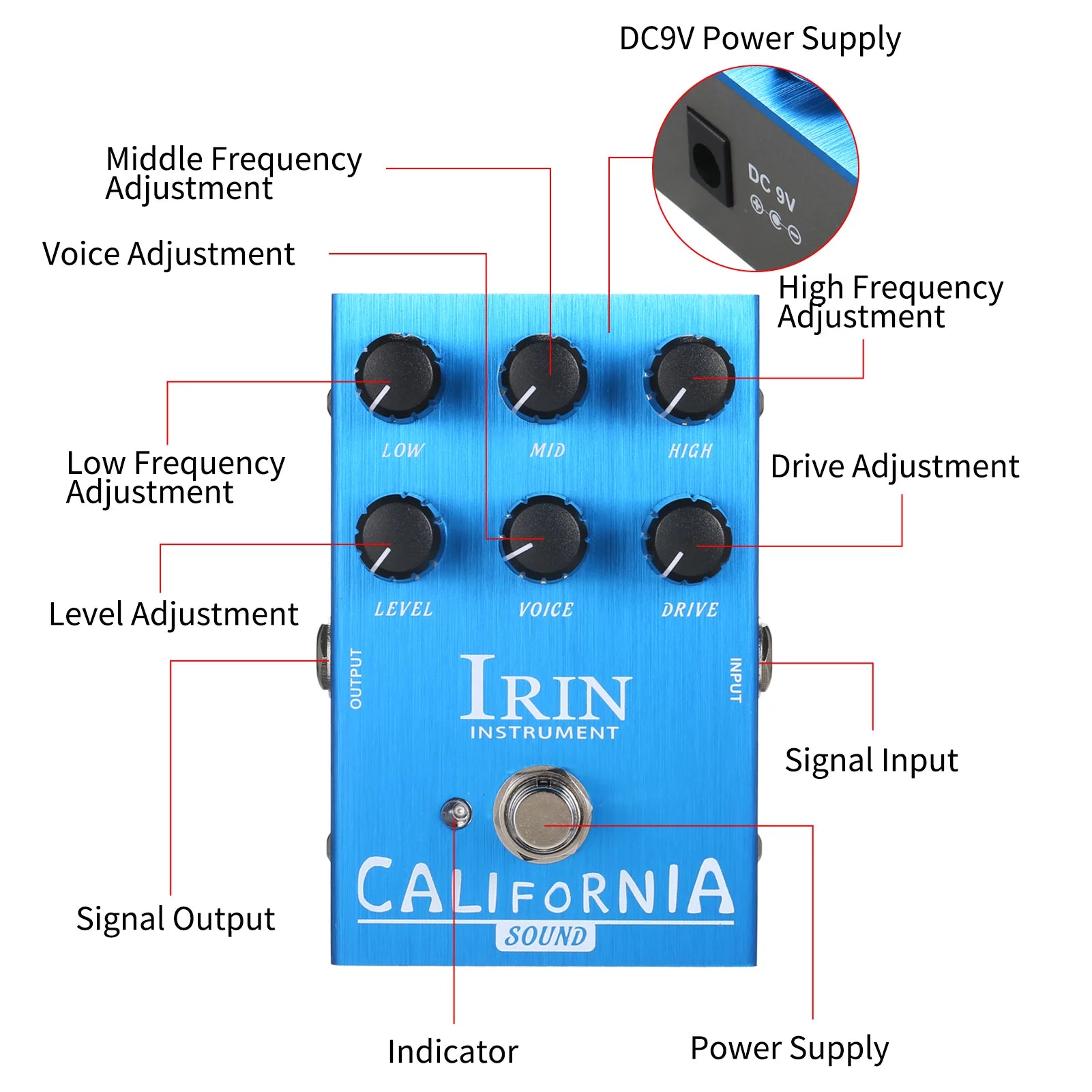Guitar Effect Pedal with AC30 Speaker Simulation A29897