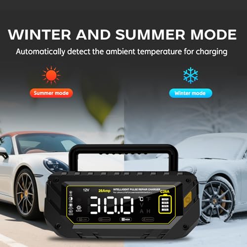 12V 24V 10-Stage Smart Battery Charger and Maintainer B154