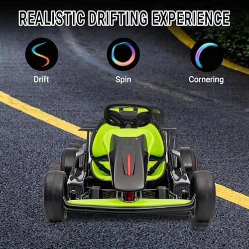 Electric Drift Kart for Kids, 24V, 2x200W Motor, Ages 6+ C51228