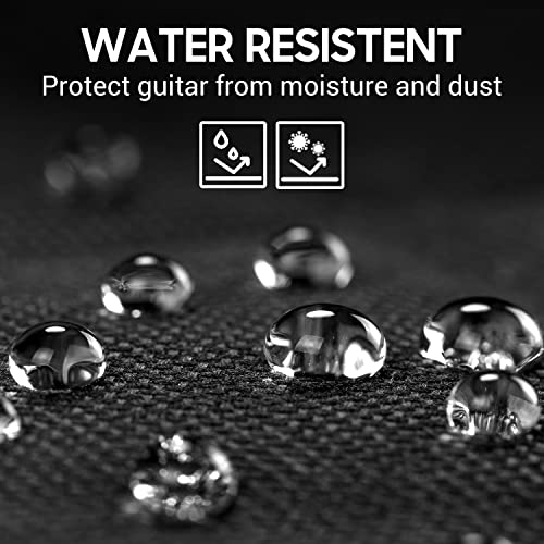 Electric Guitar Gig Bag 6mm Padding Backpack Soft Case Black Z99509