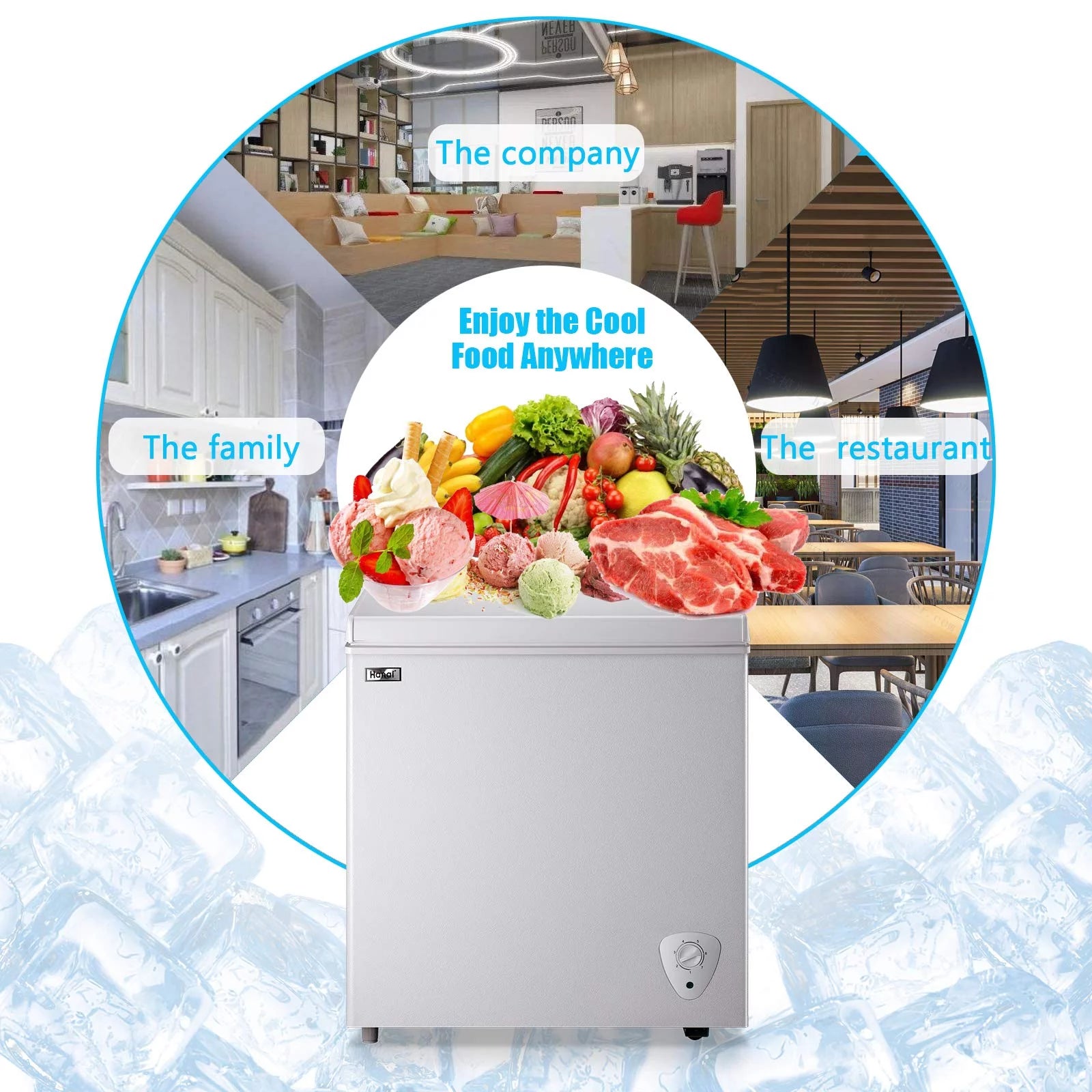 Chest Freezer, 5 Cu.ft, White Q532