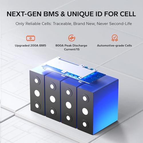 12V 100Ah LiFePO4 Battery Group 31 with Built-in 100A BMS N133