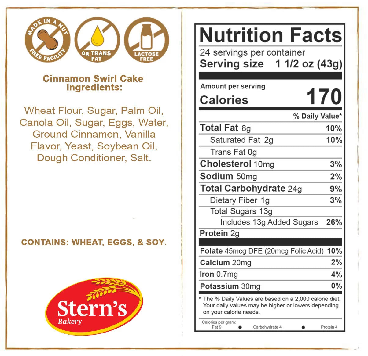 Cinnamon Buns Breakfast Pastry, 18 Individually Wrapped Cookies R920