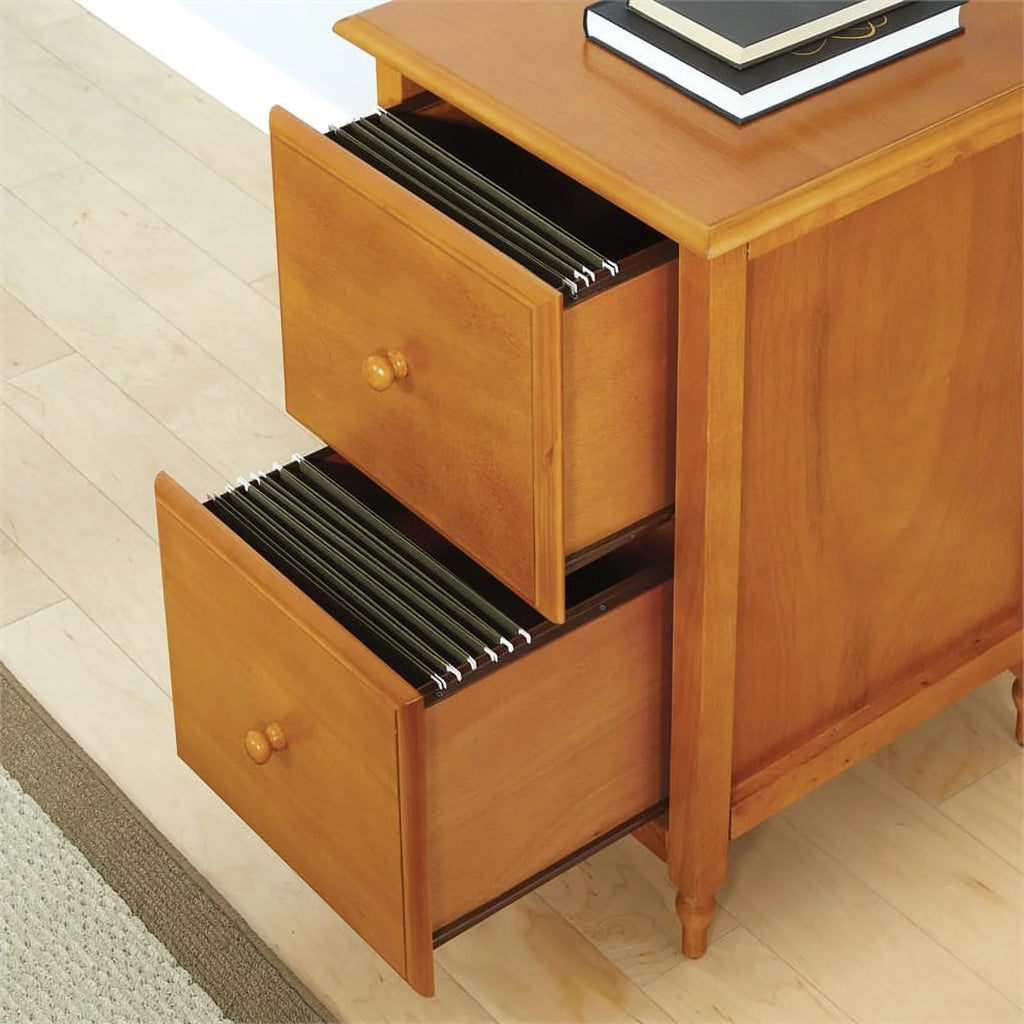 Modern 2 Drawer Wood File Cabinet I2173