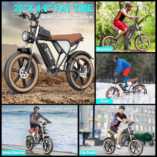 Electric Bike for Adults, 2000W, 52V 40AH, 20" Fat Tire, All Terrain G372