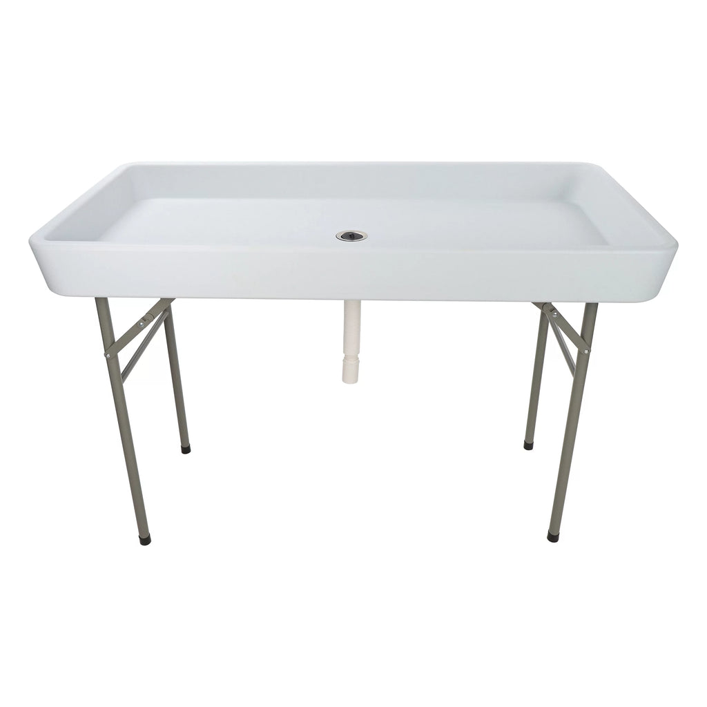 Folding Ice Cooler Table - 4ft Outdoor Bar Cooler Table N691319
