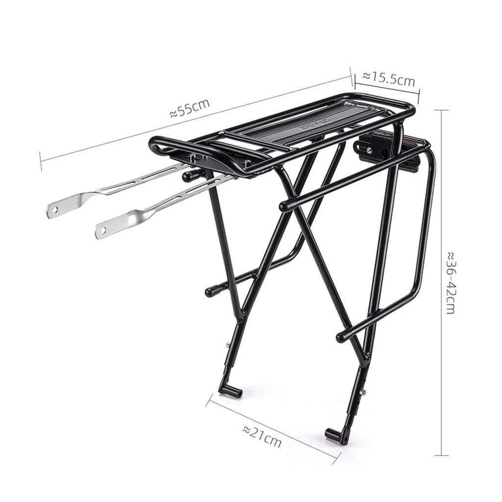 Bike Cargo Rack Rear Rack with Reflector and Rope W4928