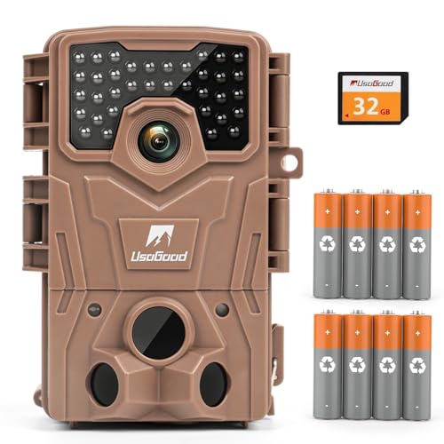 4K 36MP Trail Camera with Night Vision and 32GB Card D374377