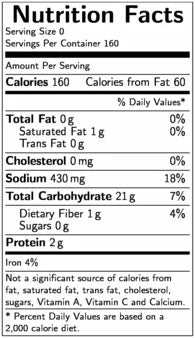 Seasoned Crispy French Fries, 5 lb, 6 per case J26511