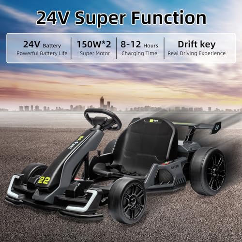 24V Electric Drift Go Kart for Kids with 300W Motor V722565