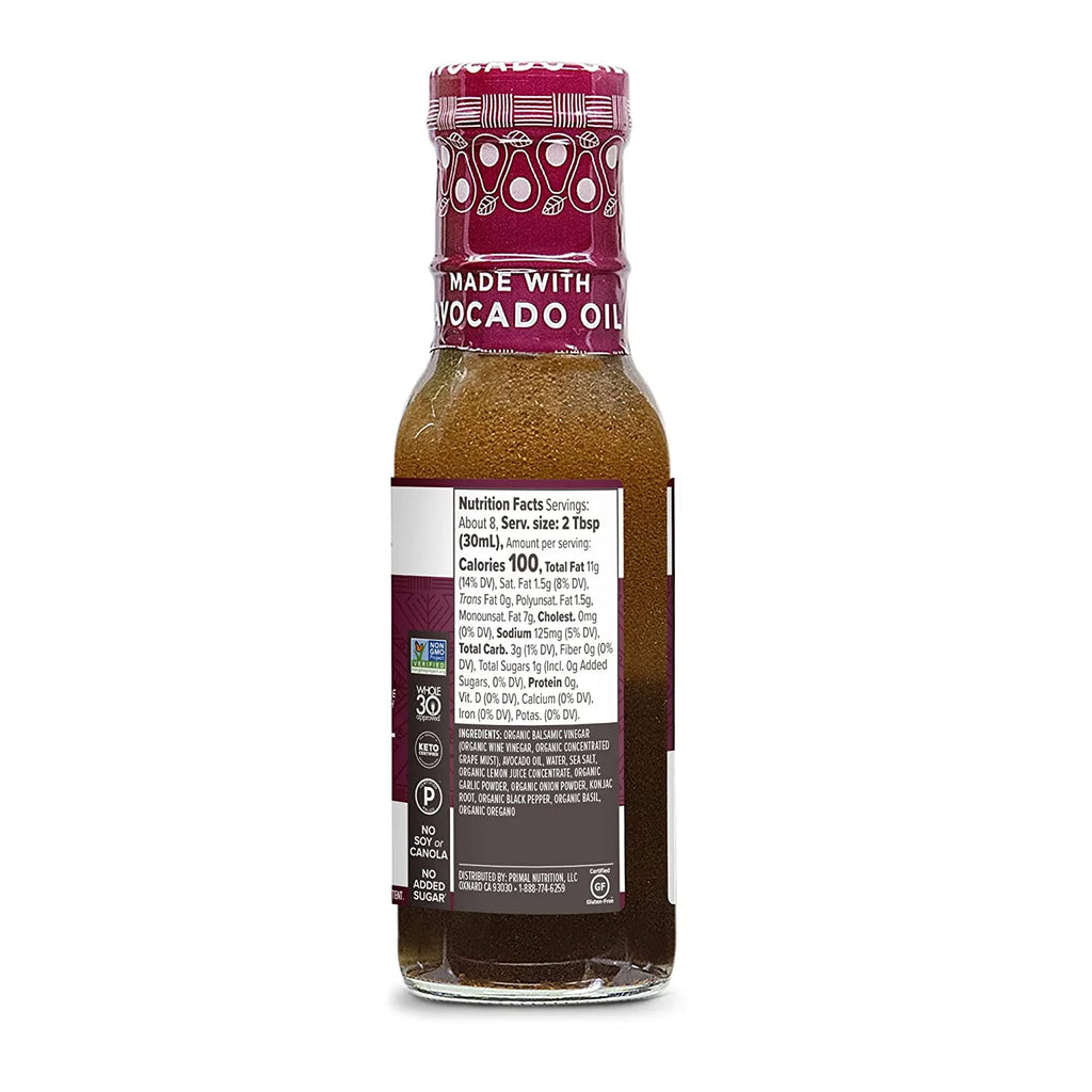 Balsamic Dressing & Marinade with Avocado Oil, 8 fl oz, 2-Pack V42560