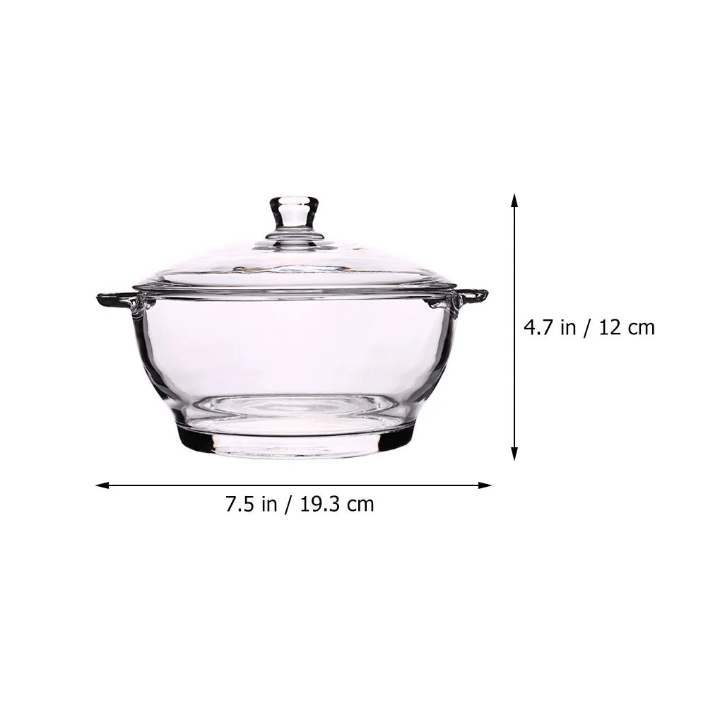 Tempered Glass Salad Bowl D2556