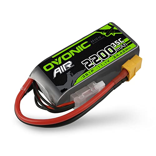 3S Lipo Battery 2200mAh 11.1V with XT60 Connector for RC Drone (2pcs) I3770