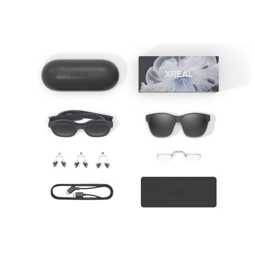 AR Glasses, 130" Wearable Display, 72g 120Hz 1080P, Ideal for Gaming and Streaming A8750