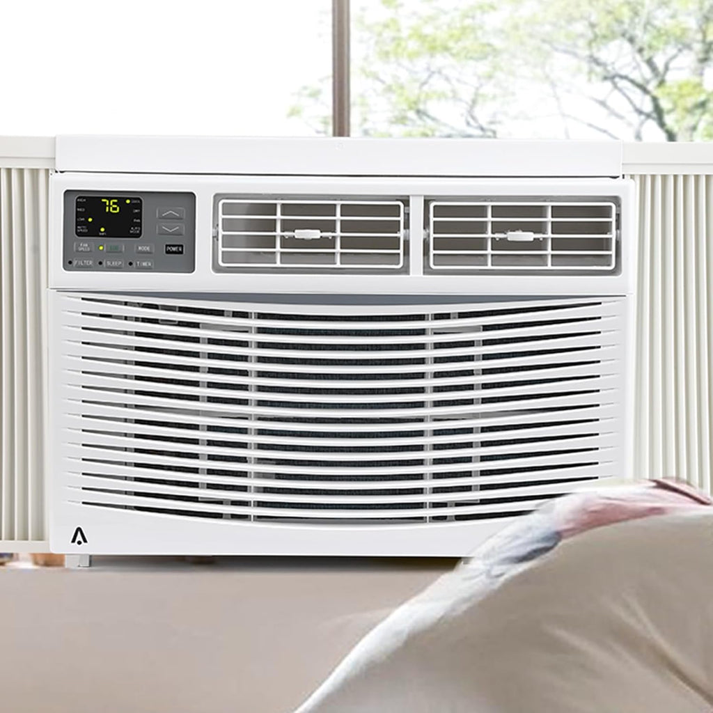 Window Air Conditioner, 8000 BTU, Remote Control, Cools 350 Sq.Ft J31528