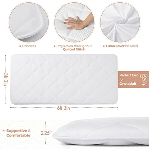 Japanese Floor Mattress with Cotton Zip Cover G4276