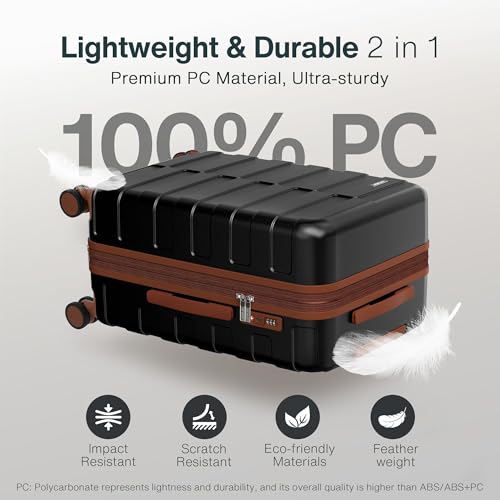 Luggage Set 3 Piece Hardside Expandable Lightweight with TSA Lock Spinner Wheels H69941