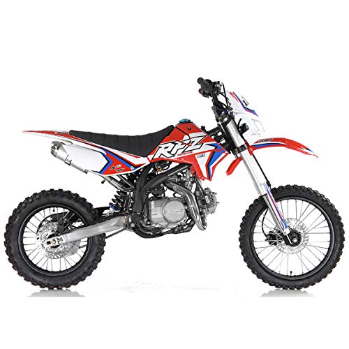 125cc Gas Dirt Pitbike with Headlight, Black X589006