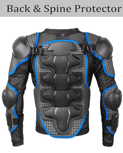 Kids Motorcycle Jacket with Chest Back Elbow Protection A980