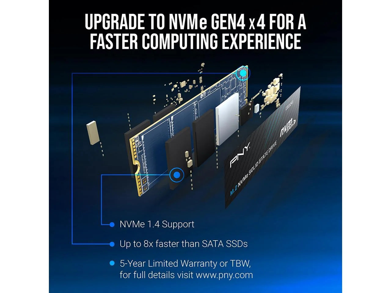 M.2 2280 PCIe 4.0 x4 4TB Internal Solid State Drive R269