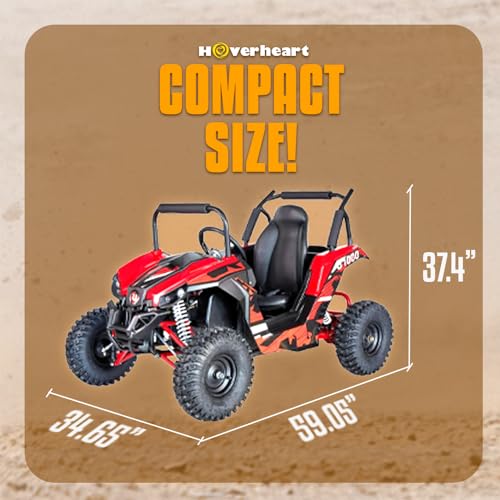 UTV Ride on Car, 48V Electric Vehicle with Shock Absorber and Disk Brake Z2277