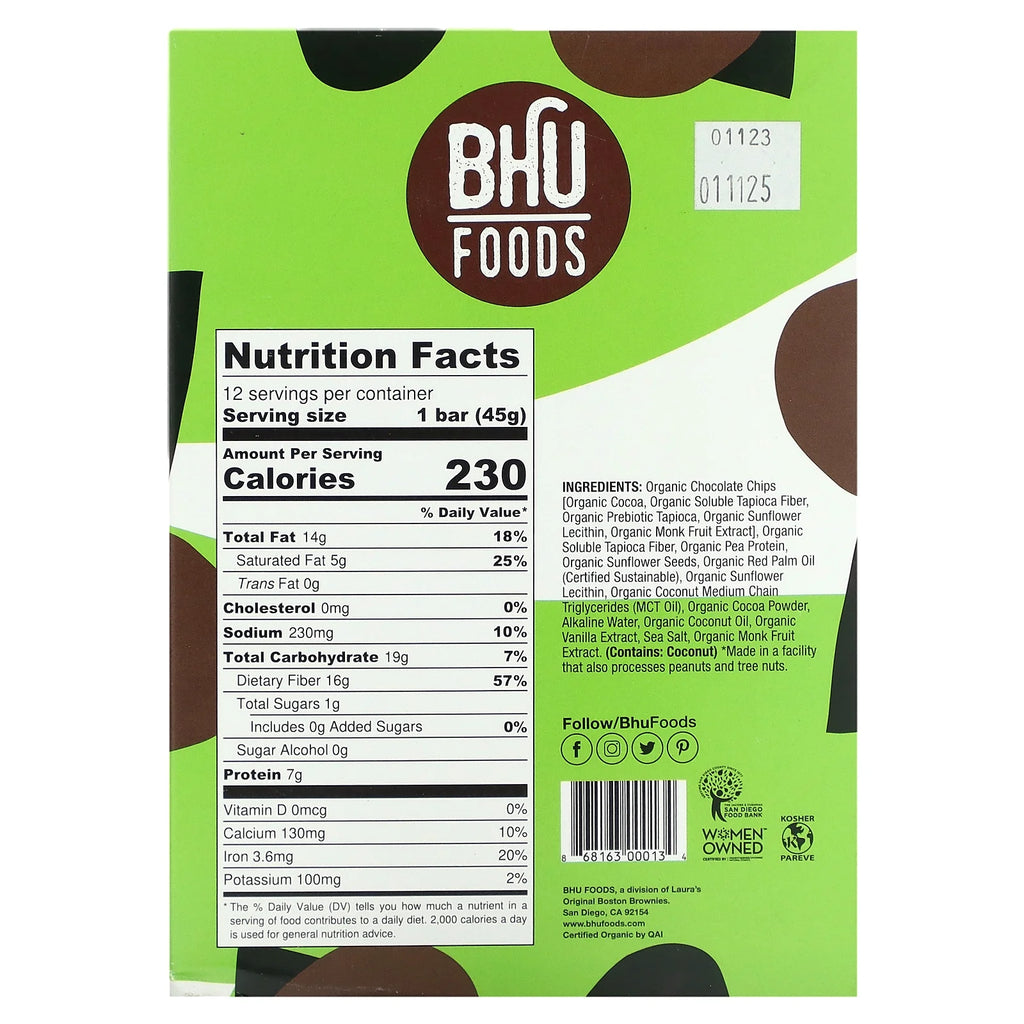 Vegan Protein Bar Double Dark Chocolate Chip B490
