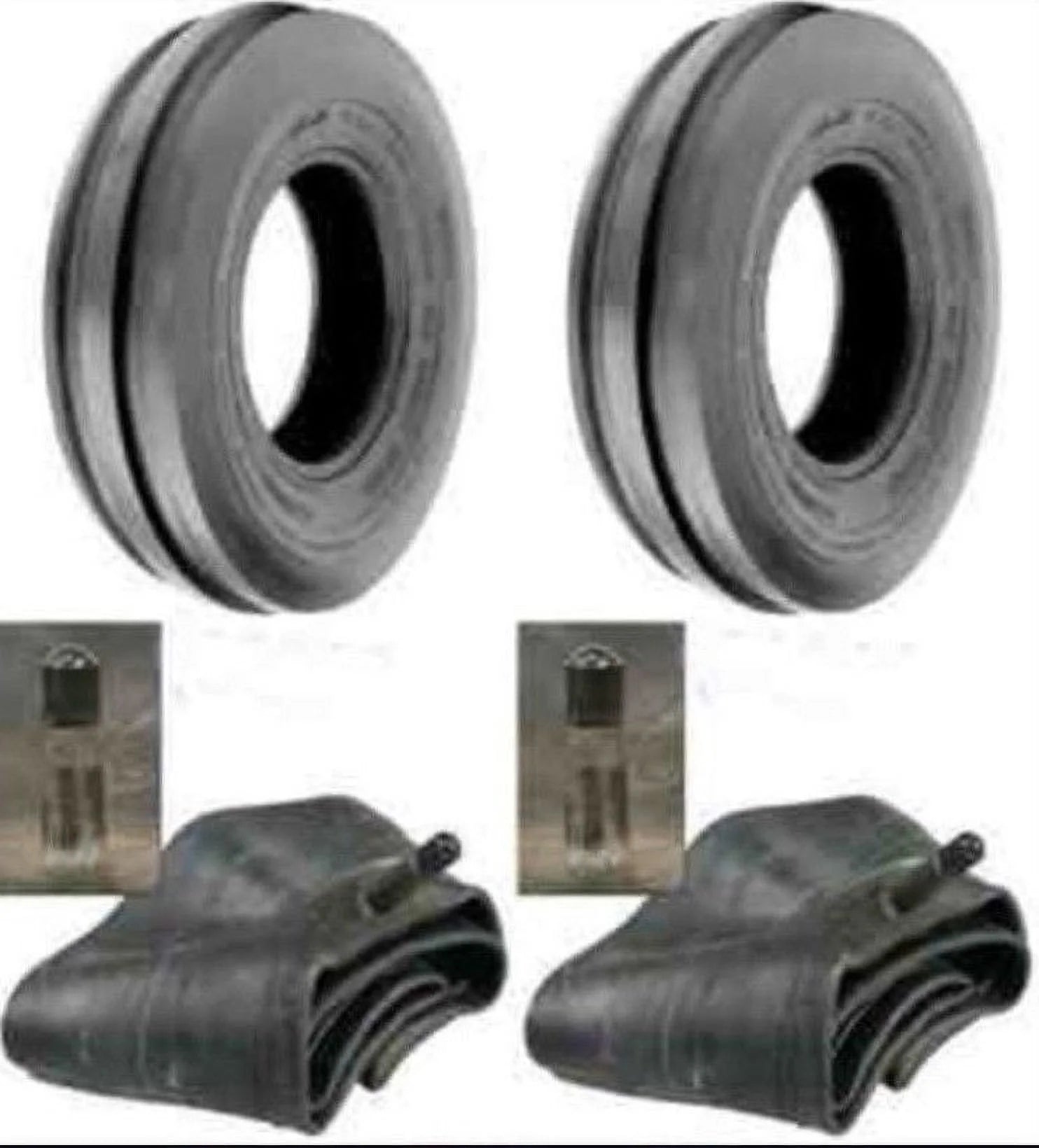 Heavy Duty Tractor Tires 750-16 with Tubes, 3 Rib R829980