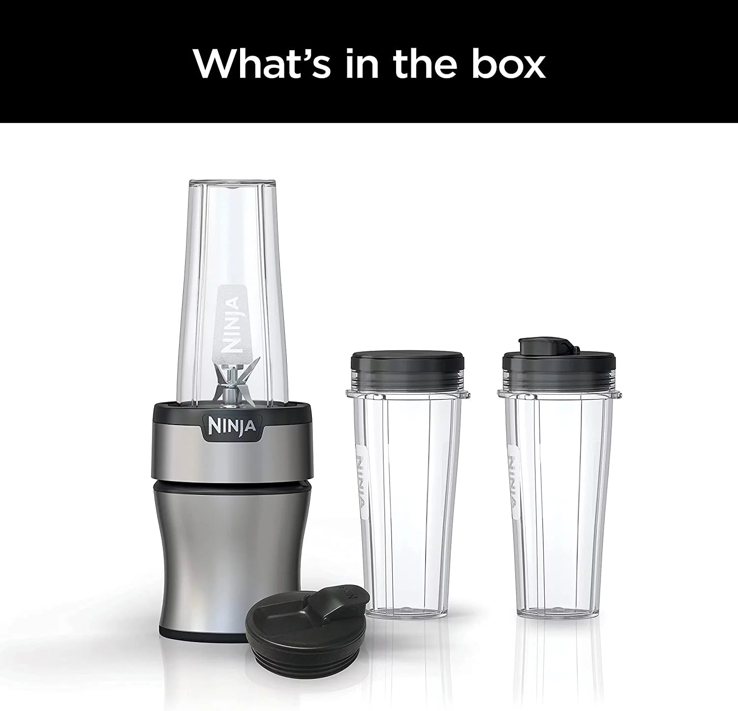 Compact Personal Blender, 900-Peak-Watt Motor, Silver P942971