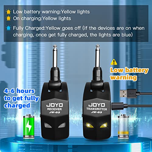 Wireless Guitar System 5.8GHz Transmitter Receiver with Charging Box F42239