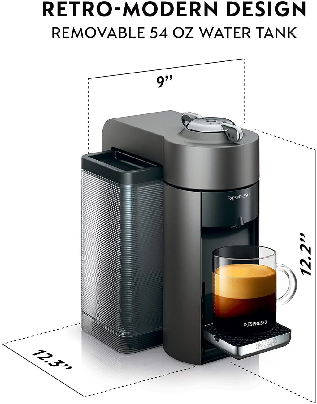 Coffee and Espresso Machine with Milk Frother B713355