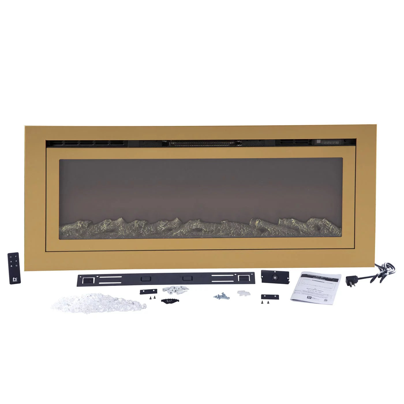 Recessed Smart Electric Fireplace 60 Inch F345293