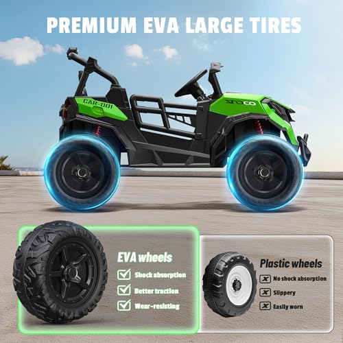 24V 2 Seater Ride on Car Truck, 4WD, Remote Control, Pink P334