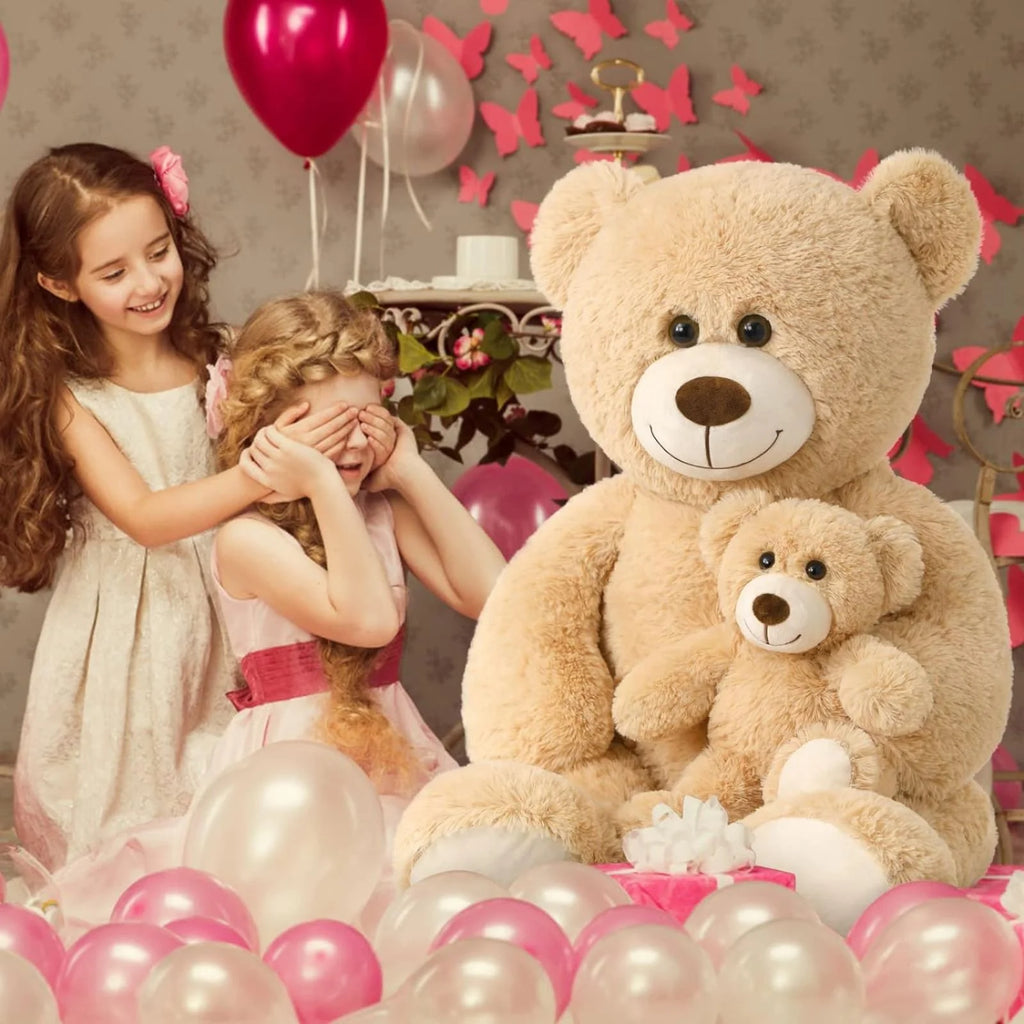 Giant Teddy Bear Mommy and Baby Soft Plush Stuffed Animal C47435