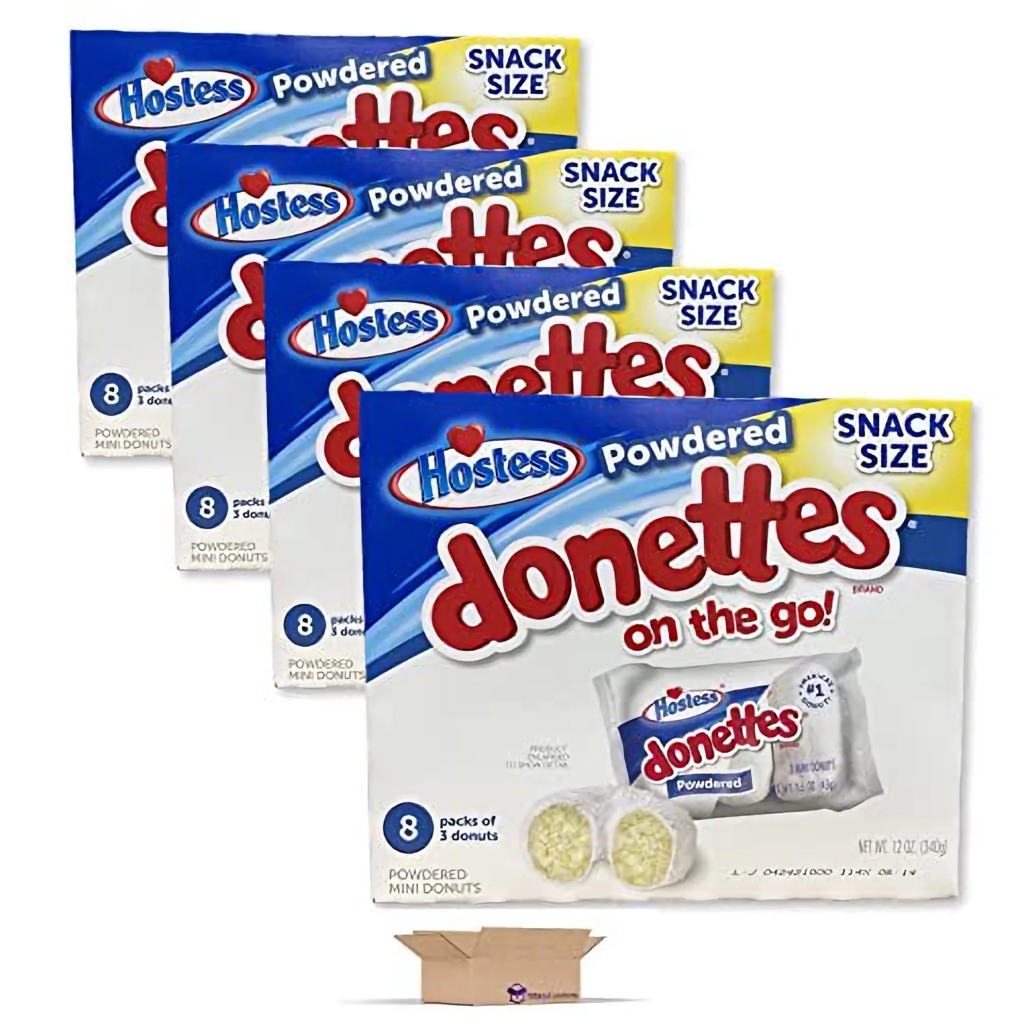 Powdered Donuts Bulk Value Pack, 96 Total A307