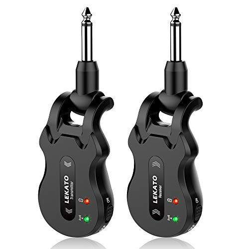 Wireless Guitar System 5.8GHz Transmitter Receiver for Electric Guitar Bass Q92598