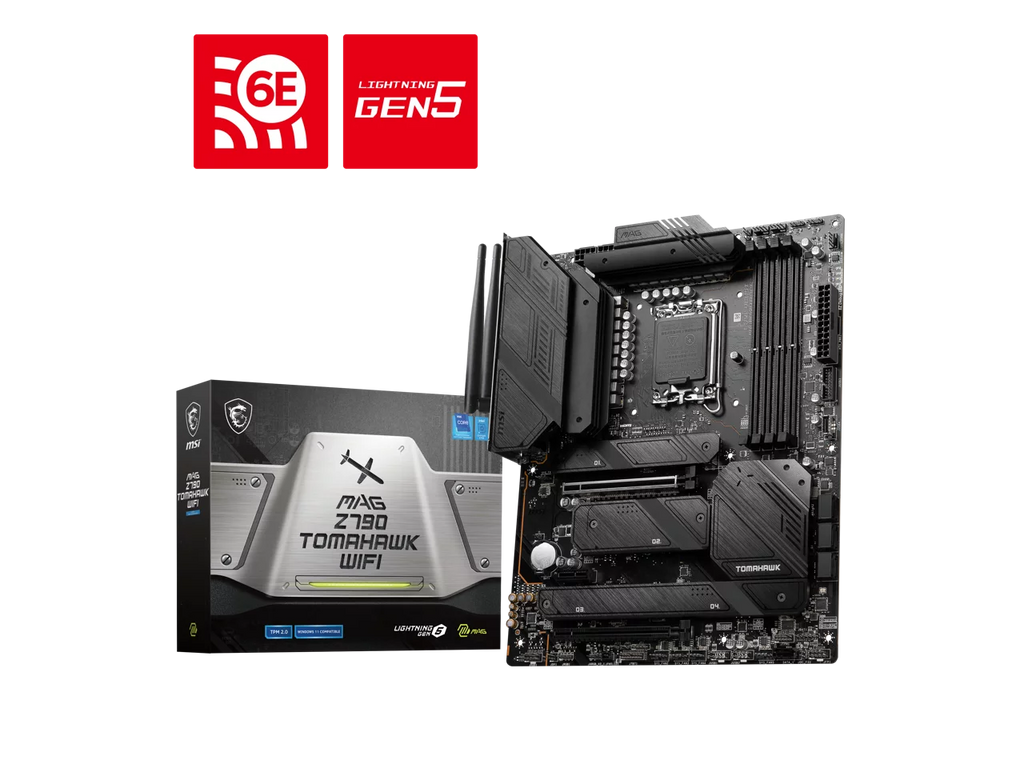 MSI MAG Z790 TOMAHAWK WIFI LGA 1700 Intel Z790 SATA 6Gb/s DDR5 ATX Motherboard X14496