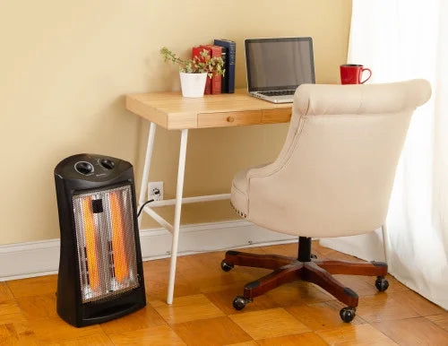 Fan-Assisted Tower Radiant Quartz Heater B668