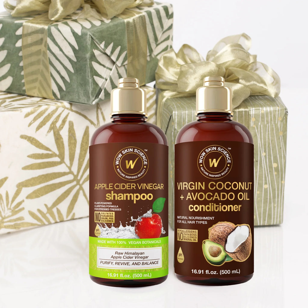Apple Cider Vinegar Shampoo & Coconut Avocado Conditioner Duo 16.9 oz H28717